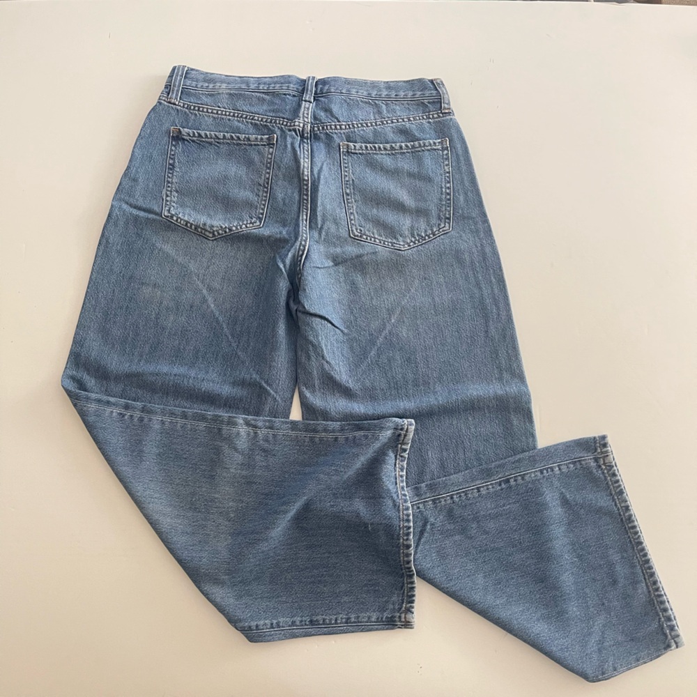 Banana Republic Factory Wide Leg Medium Wash Jen’s 30/10 - Picture 11 of 14